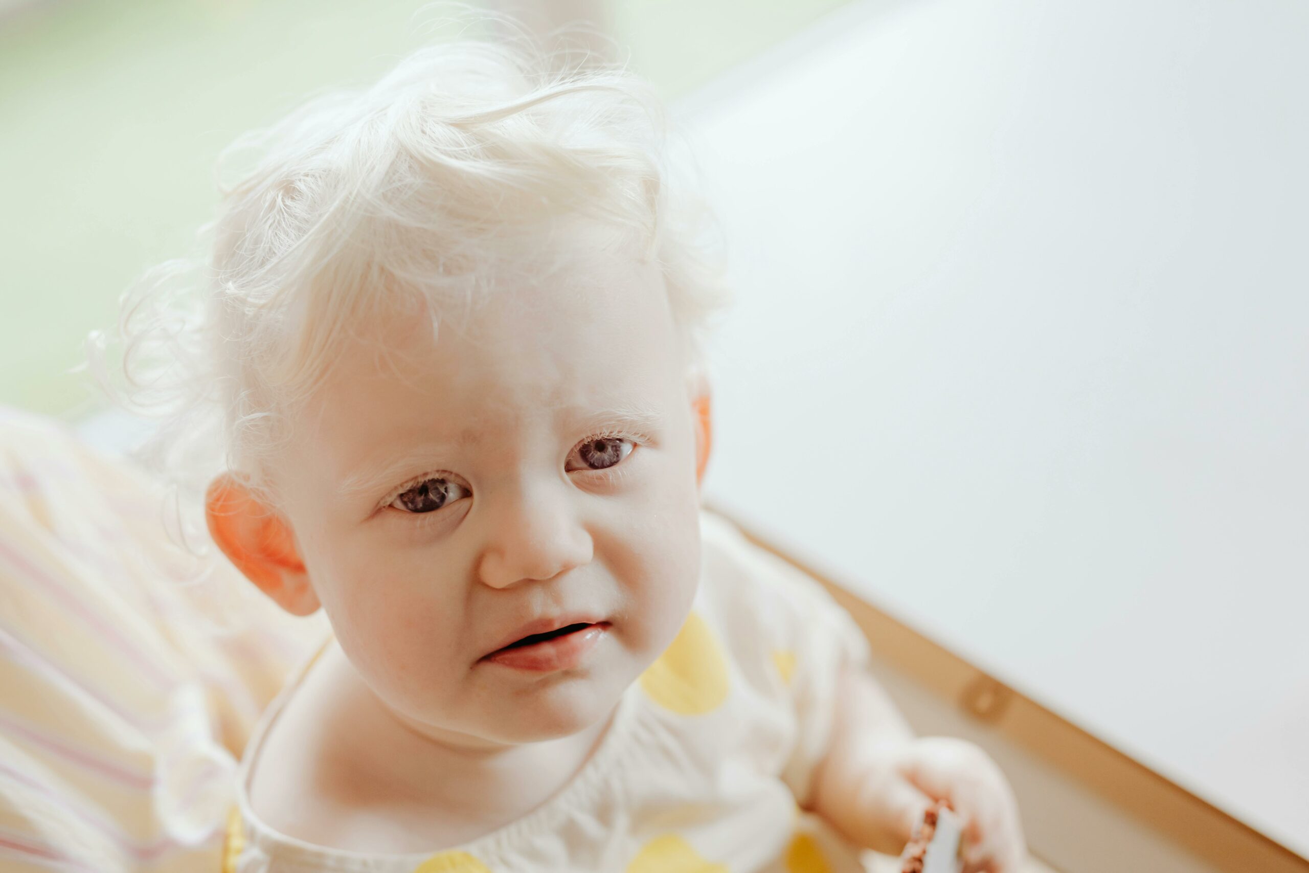Un bébé allergique